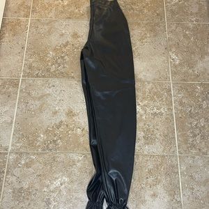 Leather PLT pants
